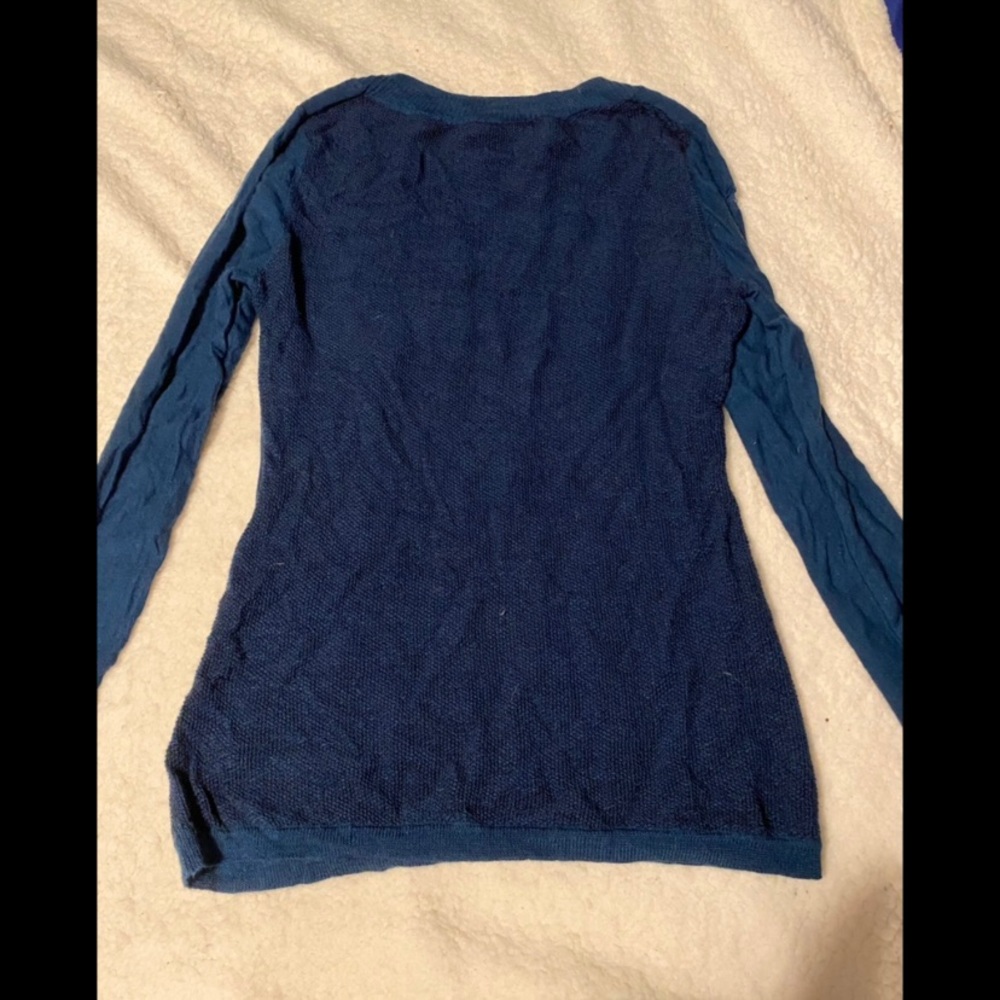 Blue Smartwool long sleeve shirt medium